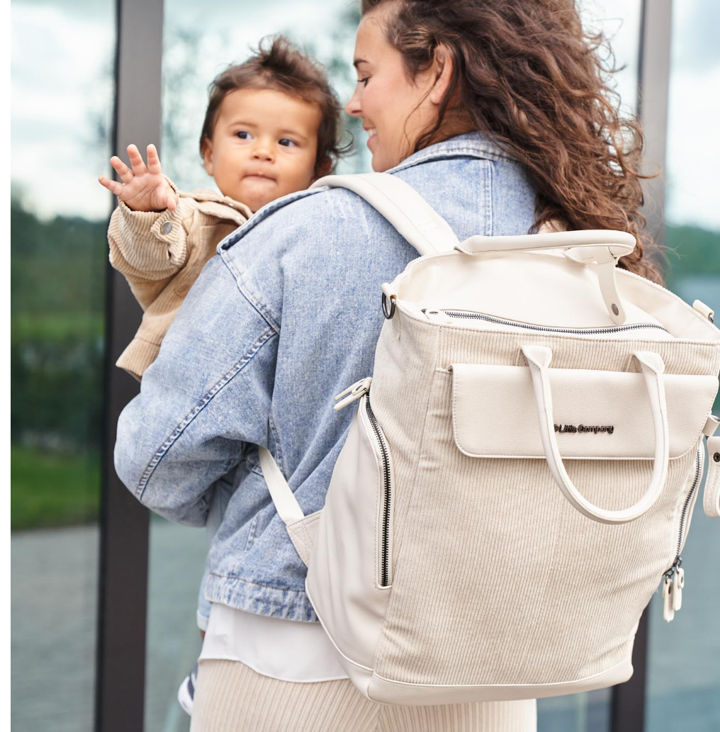 Tulum Rib diaper backpack on hover